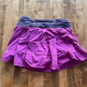 Lululemon Pace Rival Skort Purple